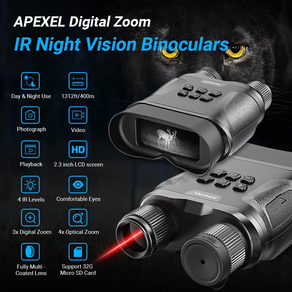 TEROPONG MALAM BINOCULAR NIGHT VISION TEROPONG VIDEO RECORDER OPTIC MALAM BERBURU