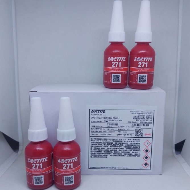 

Loctite 271 / lem baut anti panas / threadlocker loctite 271 / pelumas baut 10ml