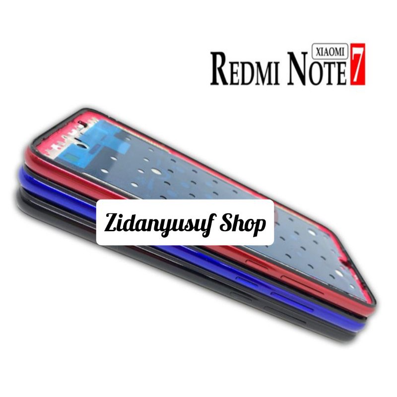 FRAME TULANG TENGAH TATAKAN DUDUKAN LCD XIAOMI REDMI NOTE 7 ORIGINAL