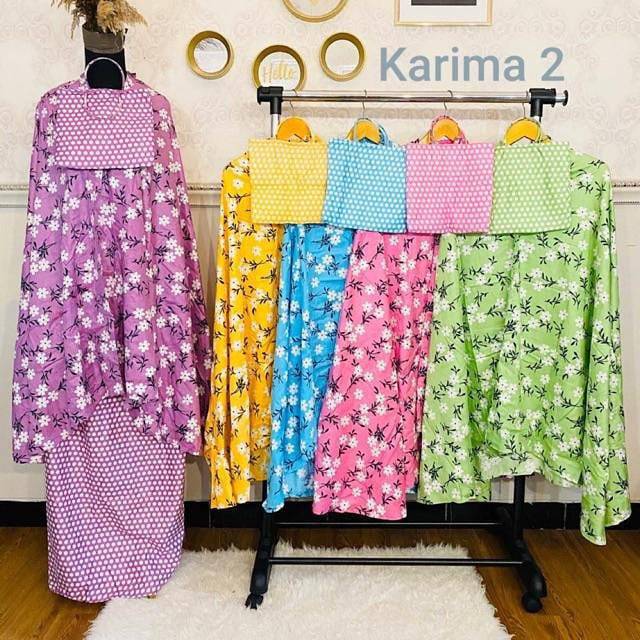 MUKENA BALI RAYON MOTIF POLKADOT / BATIK / KEMBANG / MUKENA RAYON BALI DEWASA