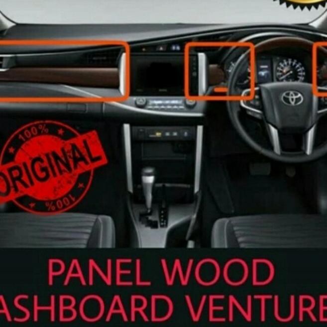 Panel Wood dashboard depan Innova reborn VENTURER