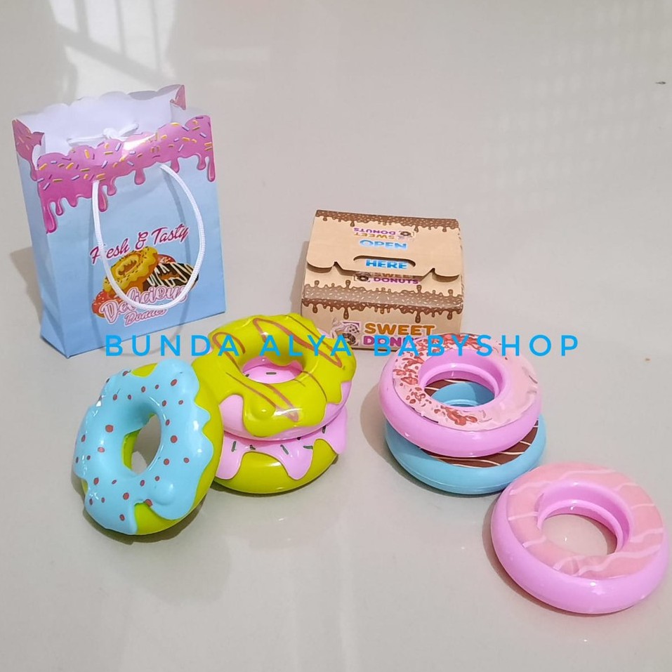 Set Mainan Anak Perempuan Donat Mini - Mainan Masakan Dunkin Donuts Isi 6 Donat SNI HI