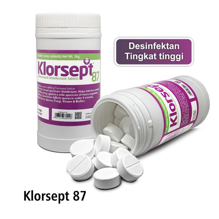 Klorsept 87 Botol Isi 60 Tablet