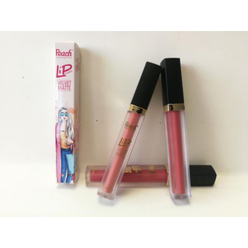peach lip velvet matte