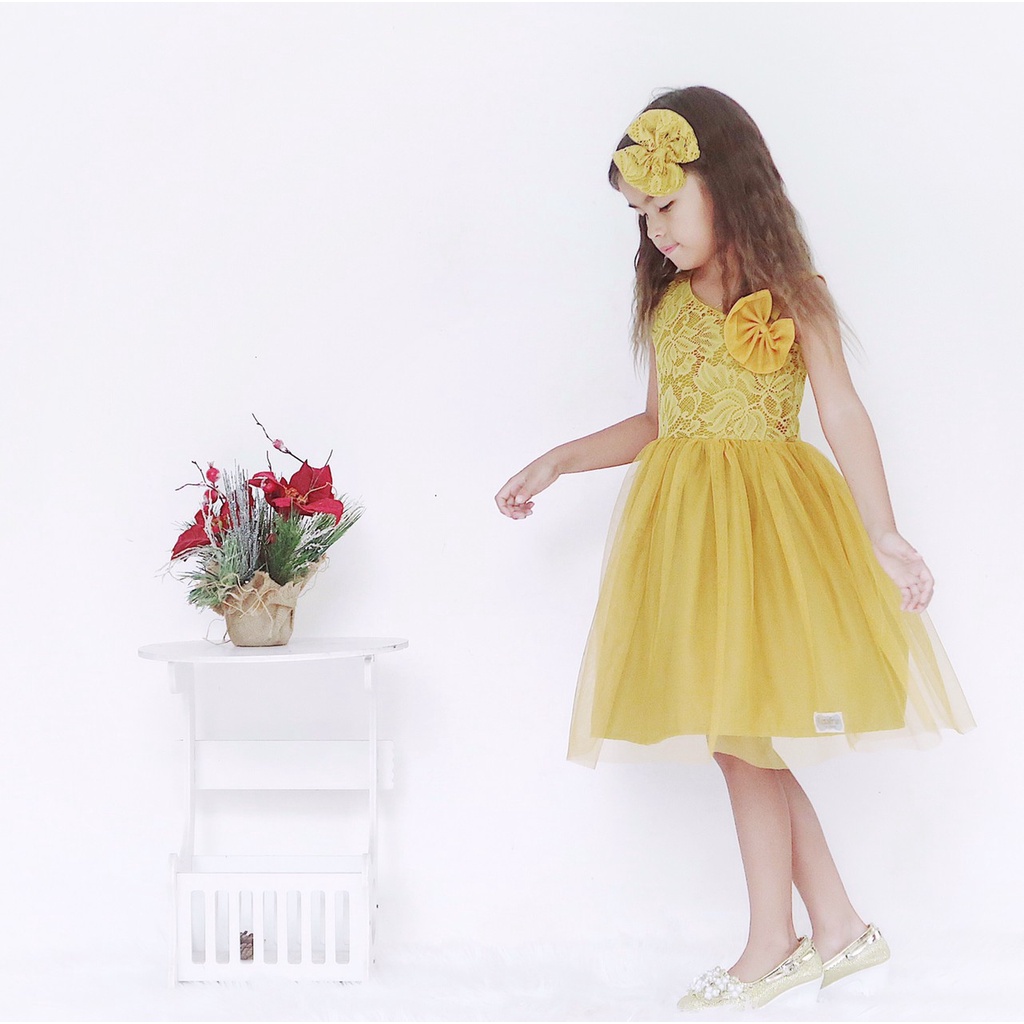 Dress Bella Anak Unik/Gaun Pesta Anak/Dress Anak