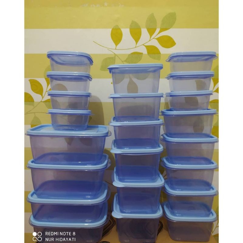 Ready Food Container Bambang ISO Set Of 22 Pcs Biru
