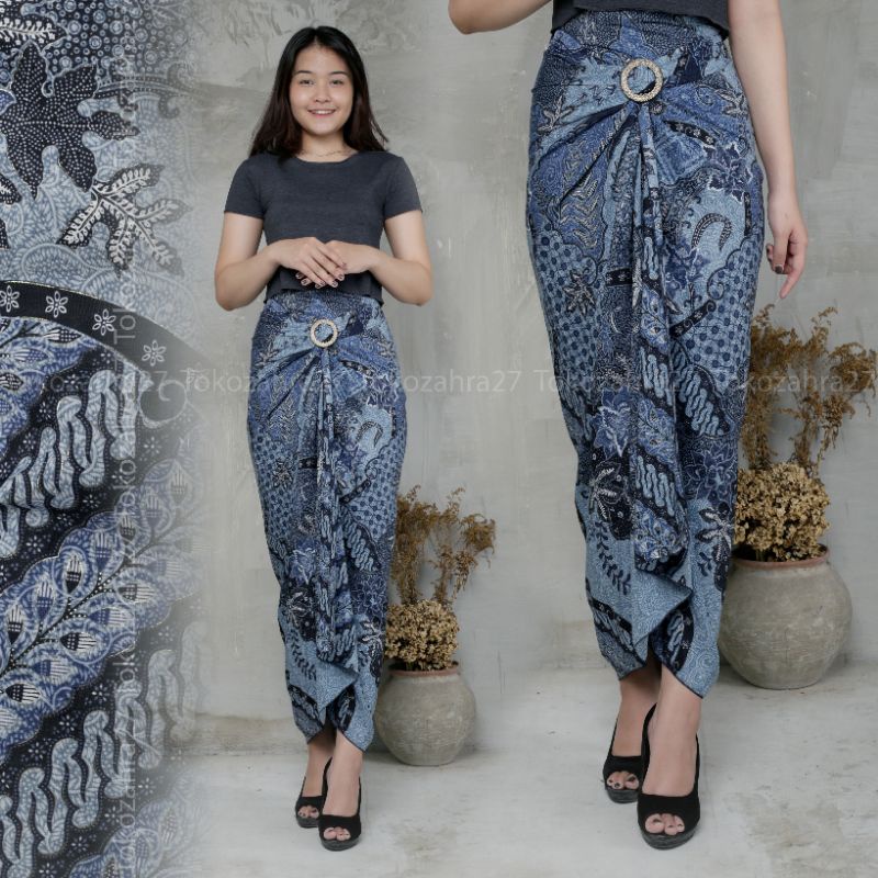 Rok Bawahan Kebaya Motif Lingling Rok Lilit Instan Rok Batik Kondangan &amp; Arisan