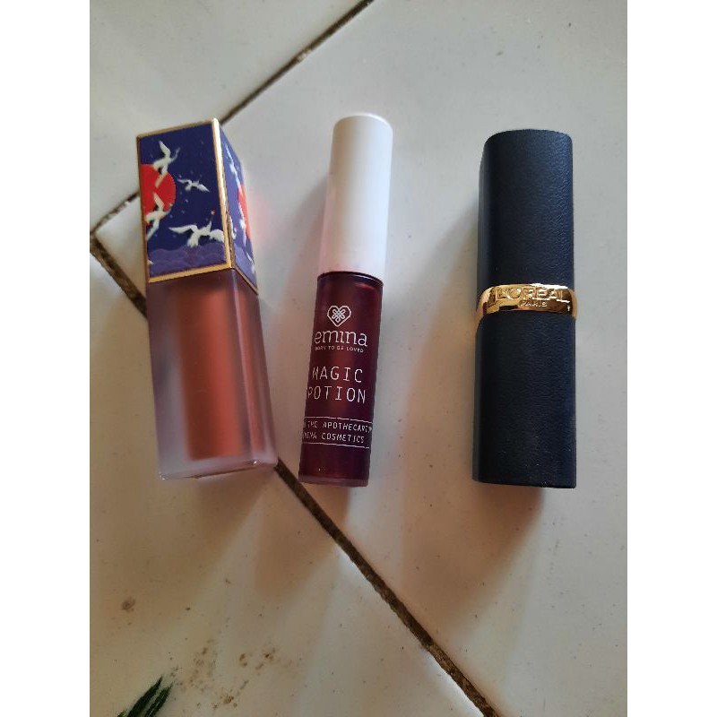 Preloved Lipstik Hojo,Emina,Loreal