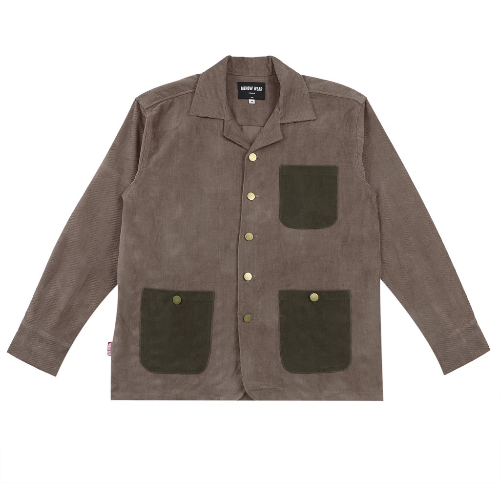 MNWR JACKET LAUFEY CORDUROY BROWN / UNISEX JAKET