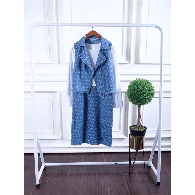 DRESS DENIM PREMIUM BANGKOK BKK , KOREAN STYLE