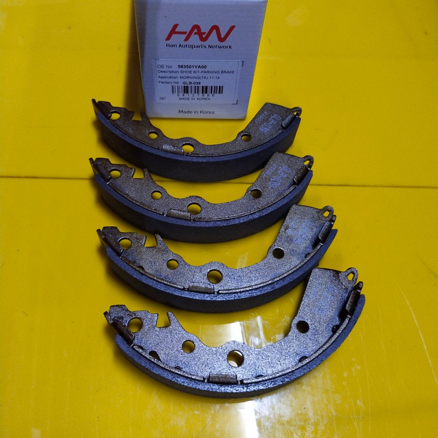 Jual Kanvas Kampas Rem Belakang KIA All New Picanto SET Brake Shoe All