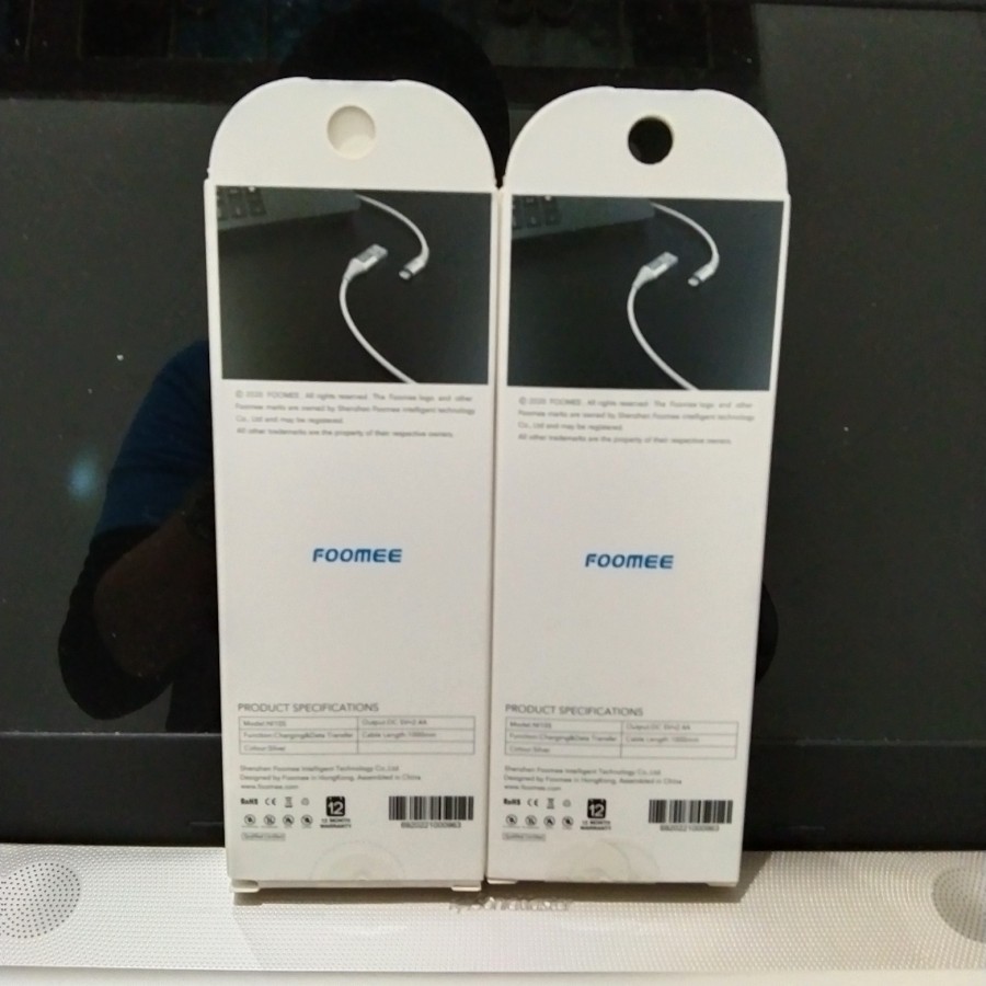Kabel Iphone FOOMEE NI10s Kabel Data Lightning Fast Charging 100CM