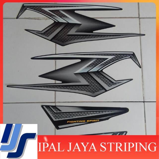 Stiker RX King 2004 hitam