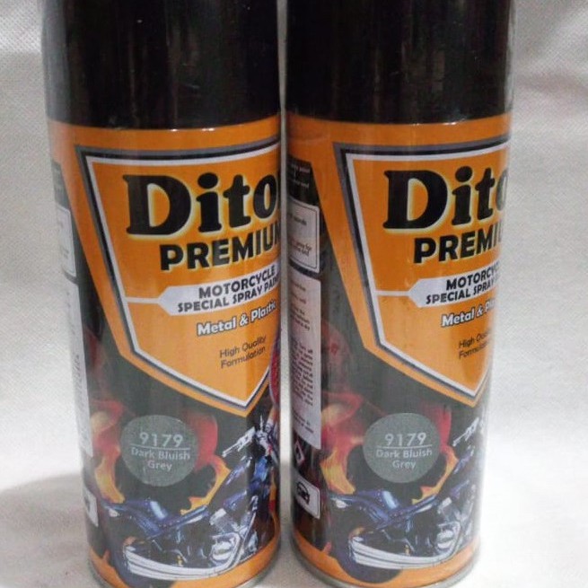 Pilok Pilox Cat Semprot DITON Premium 9179 Dark Bluish Grey / Abu2 Metalik (400cc / 400ml)