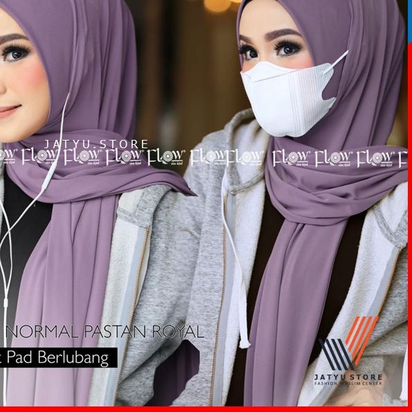 [LR27]Hijab PASTAN PASHMINA INSTAN ROYAL New Normal Variasi Lubang Telinga Jilbab Jibab Jilbap Hijap