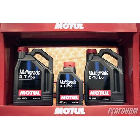 Original oli mesin Motul Multigrade D-Turbo 10w/30 ( bensin & diesel crdi ) botol 1ltr