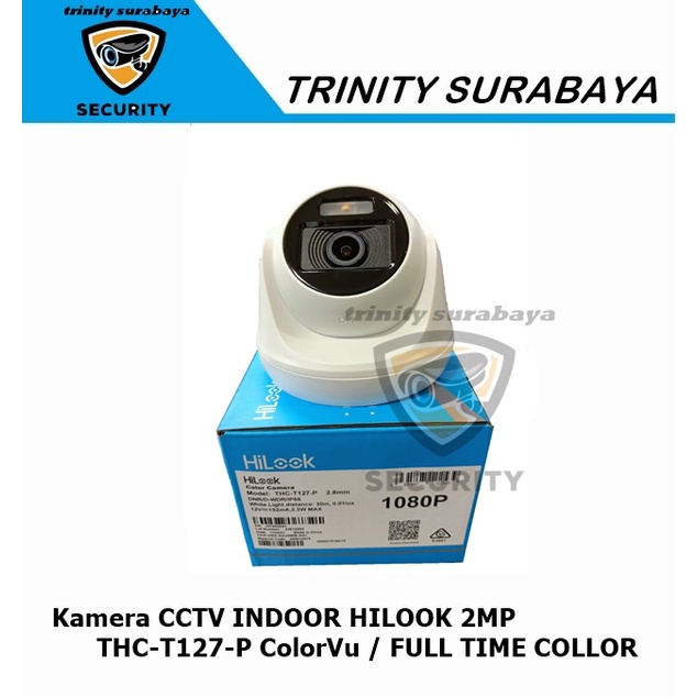 Kamera CCTV INDOOR HILOOK 2MP THC-T127-P ColorVu / FULL TIME COLLOR