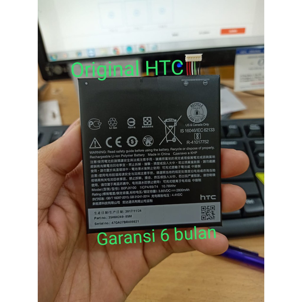 Baterai batere battery HTC Desire 728 One E9s BOPJX100  Original100%