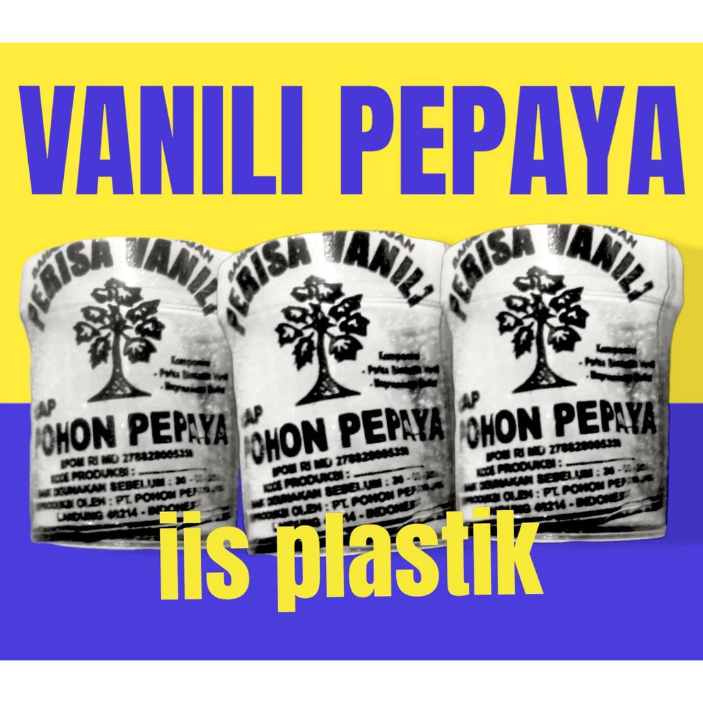 perisai vanili bubuk pepaya