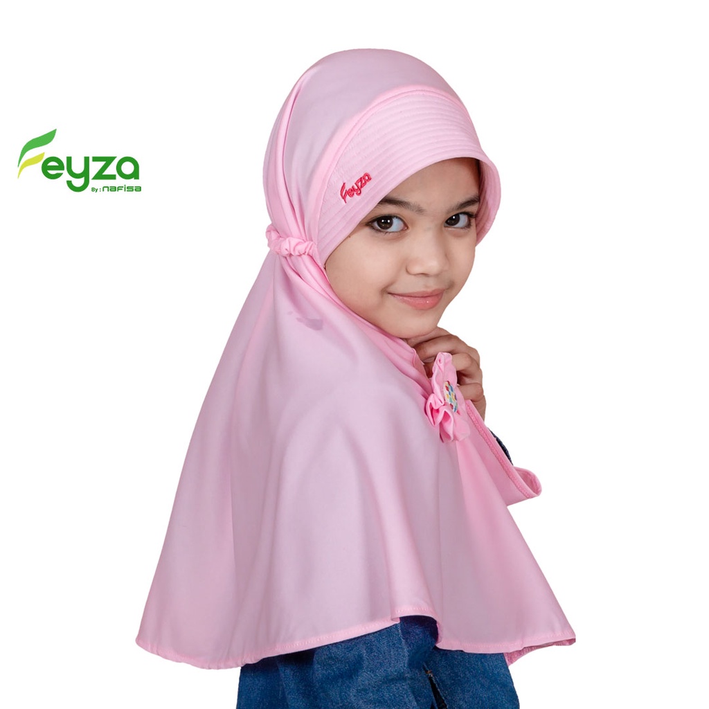 Jilbab Feyza Velika - Jilbab Instan Anak Usia 7-9 Tahun - Jilbab Anak - Hijab Cute - Jilbab Simpel