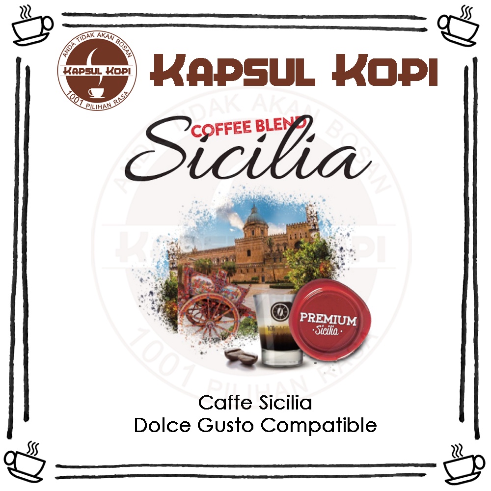 

Ecer Caffe Sicilia Kapsul Kopi Impor Dolce Gusto Compatible