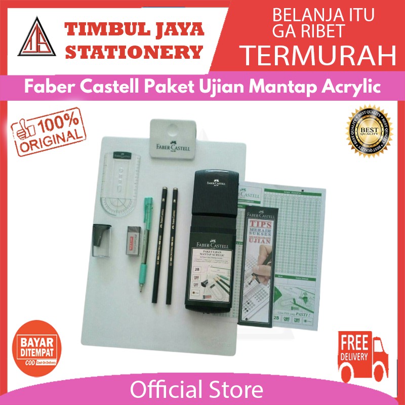

Faber castel paket ujian mantap acrylic