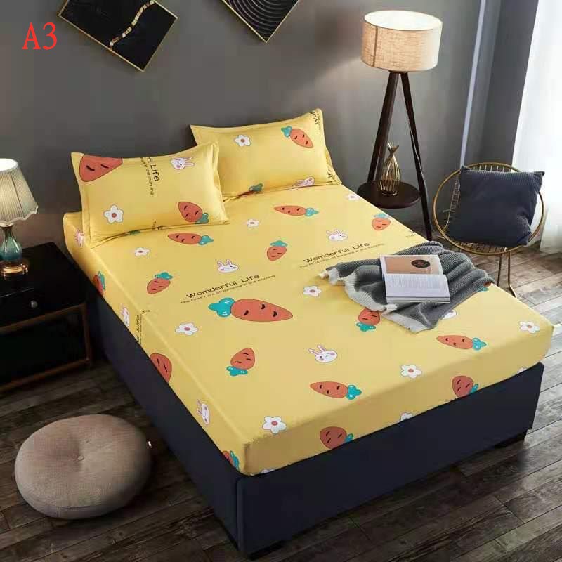 RM-01 SEPREI Bed Cover Sprei Menarik Seprai Kualitas Bagus (MICROTEK) 120x200 180x200