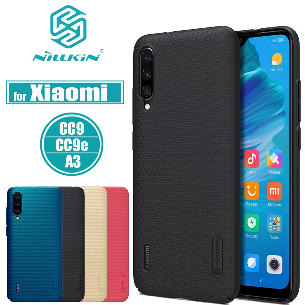 Nillkin XiaoMi Mi CC9/CC9e/A3 Case Frosted Matte Hard PC Funda Case for Xiaomi CC9 Full Cover