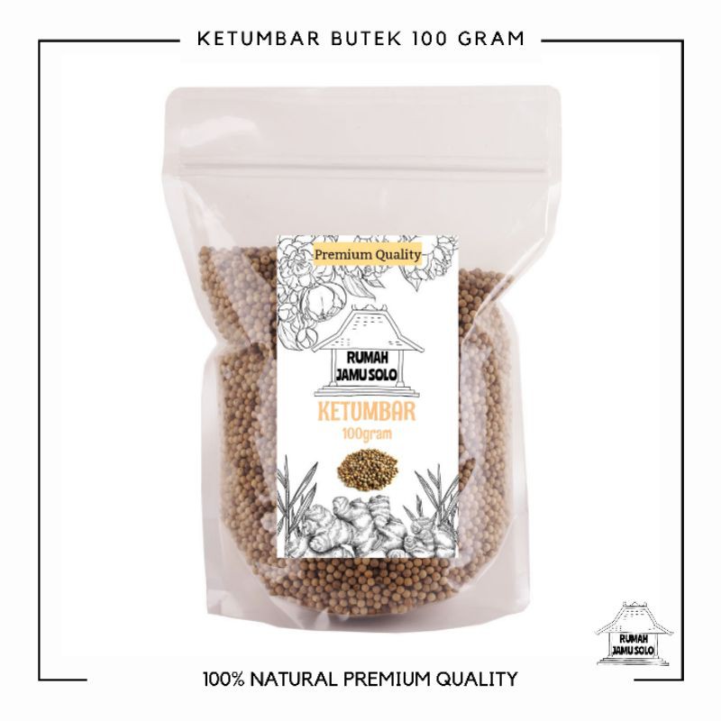 

100gr Ketumbar Coklat / Ketumbar Butek Busem / Coriander / Rempah / JSR 100% PREMIUM QUALITY