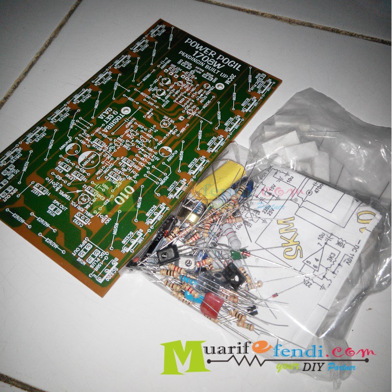 PAKET DIY Power Amplifier 1000Watt 1708Watt input balance dan non balance POGIL