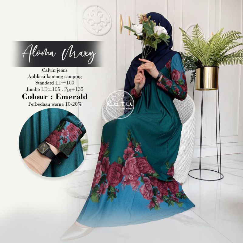 Gamis Wanita Aloma Maxy Ori Ratu Mulabees