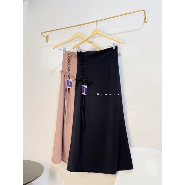 Rok serut premium- AHEESA SKIRT CRINKLE Hanna Skirt | Korean Look / rok serut pinggang /