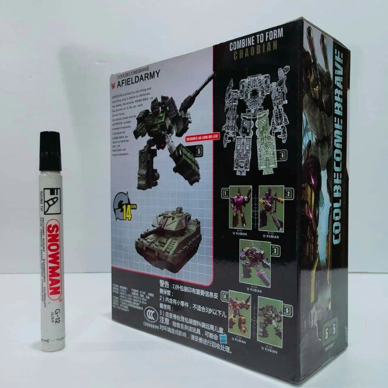 Mainan deformation figureTransformers brawl Coolbecomebrave box
Taikongzhan kubian