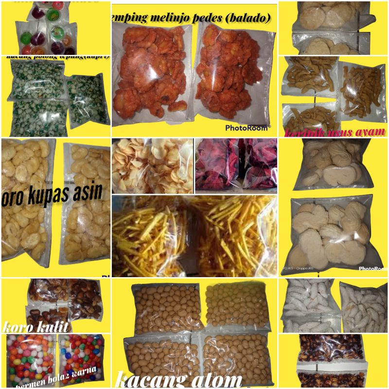 

camilan enak murah serba 3500/ bungkus