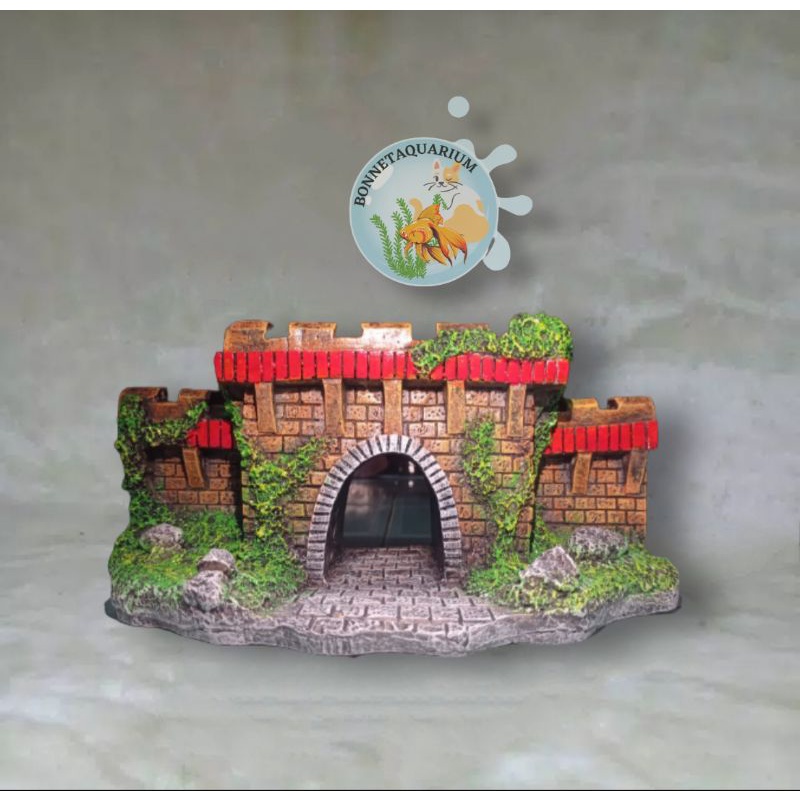 MAINAN HIAS AQUARIUM FIBER BENTENG TAKESHI