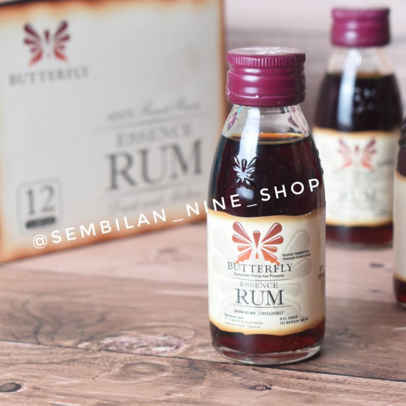 

RUM JAMAICA BUTTERFLY 60 ML Jamaican RHUM 100% Finest Rum Essence Rum