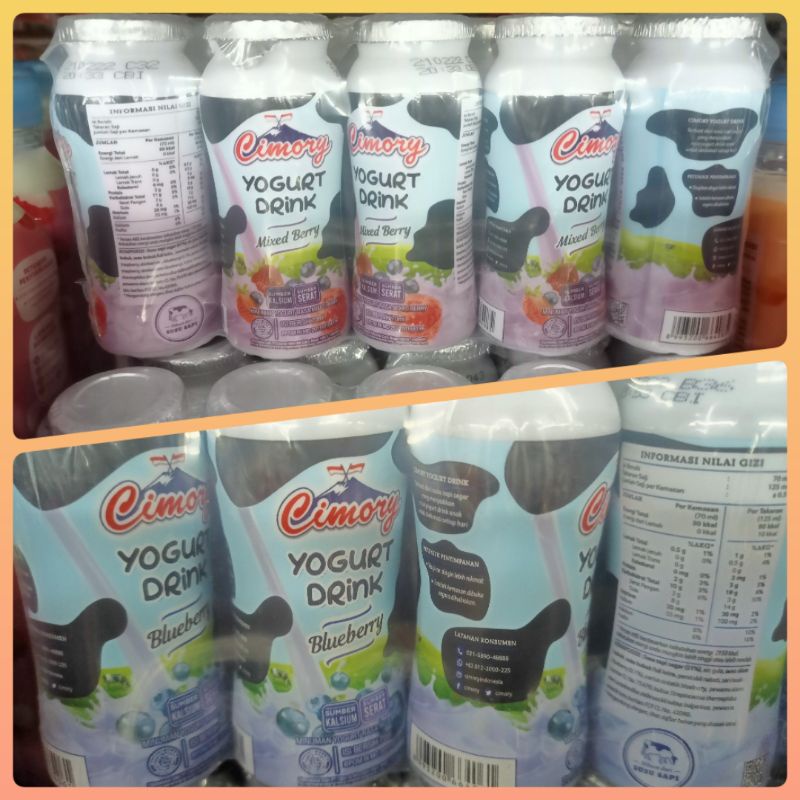 

Yogurt Drink Cimory Mixed Berry/Blueberry Isi 5pcs @70ml