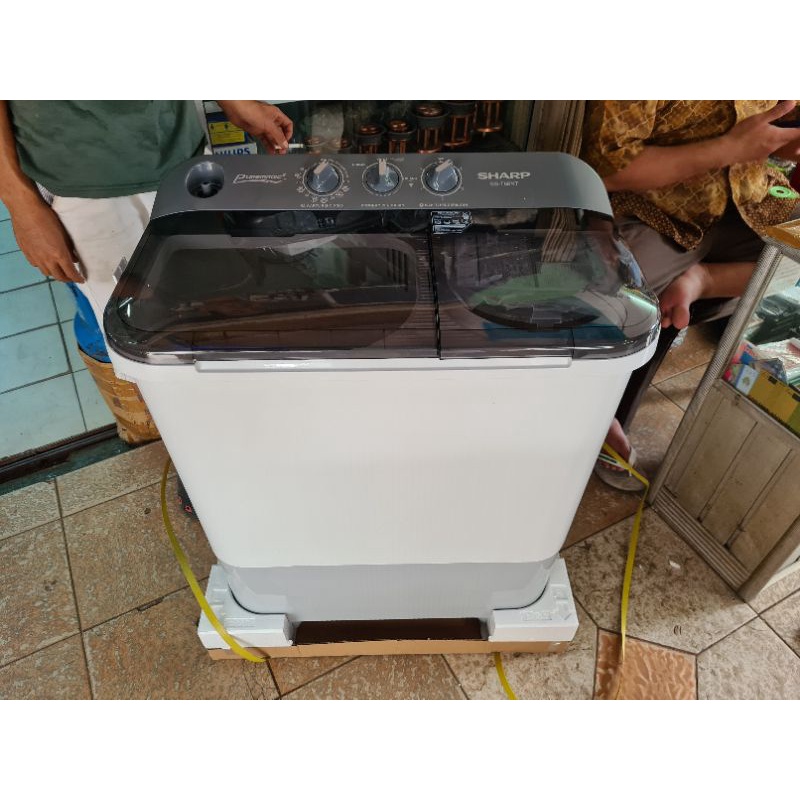 MESIN CUCI SHARP 2 TABUNG 6,5 KG EST 65 NT