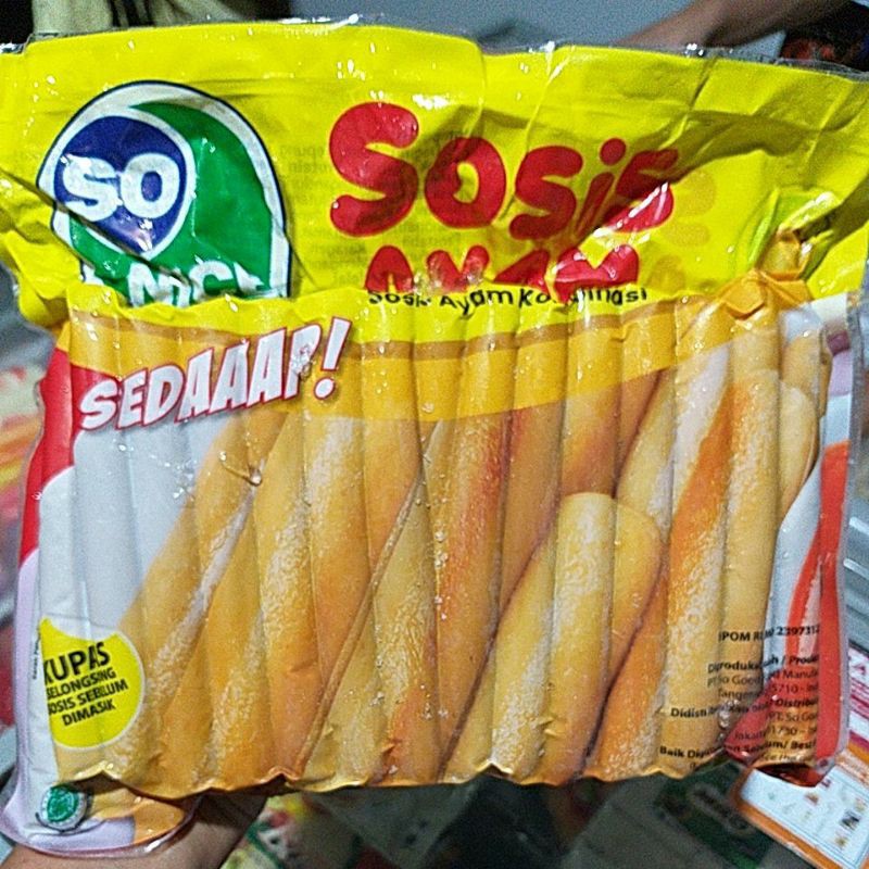 

PROMO SOSIS AYAM SO NICE 1KG ISI 40 PCS - PIRINGFOODS