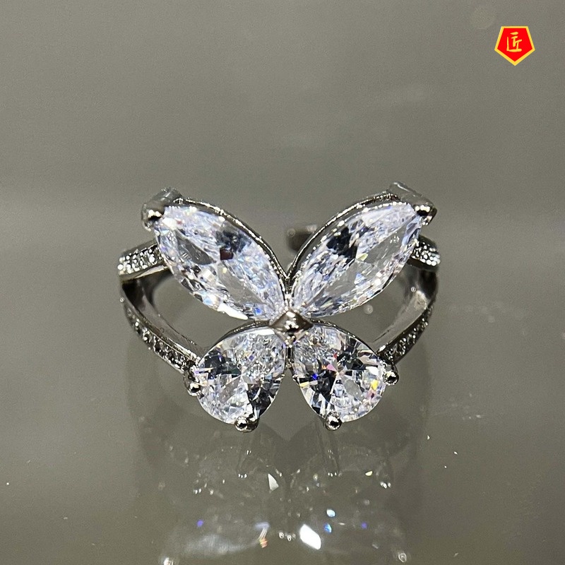 [Ready Stock]Fashion Unique Super Fairy Butterfly Ring