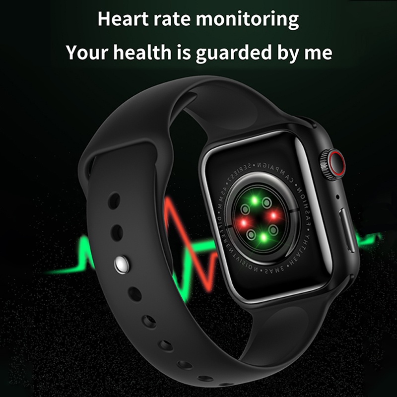 Jam tangan murah/Smart Watch IWO Z51 Series7 1.92 inches Square Screen Bluetooth Call Waterproof Long Standby Watches Heart Rate Monitor Fitness Tracker