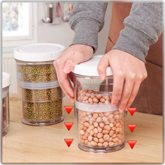 TOPLES ADJUSTABLE BESAR/KECIL VACUUM AIR SEAL KEDAP UDARA CONTAINER