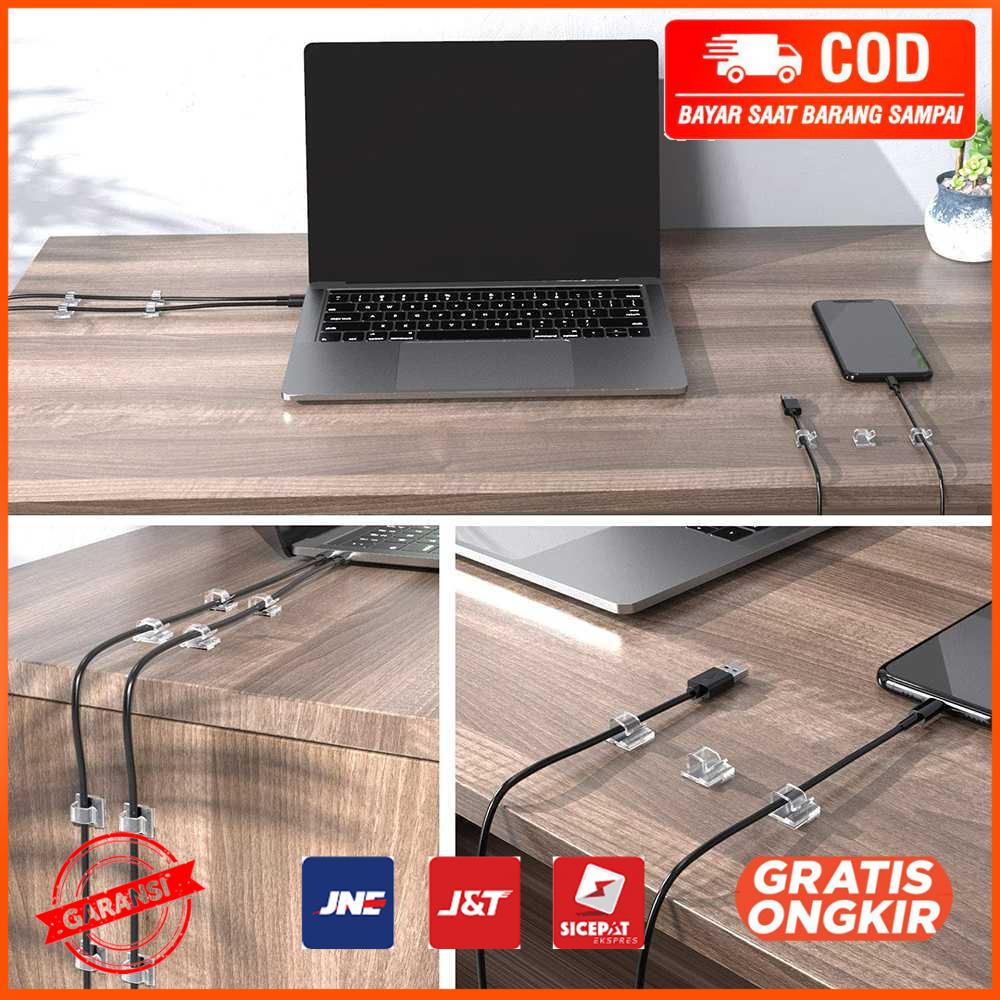 Klip Kabel Organizer Cable Clip 10 PCS XK001