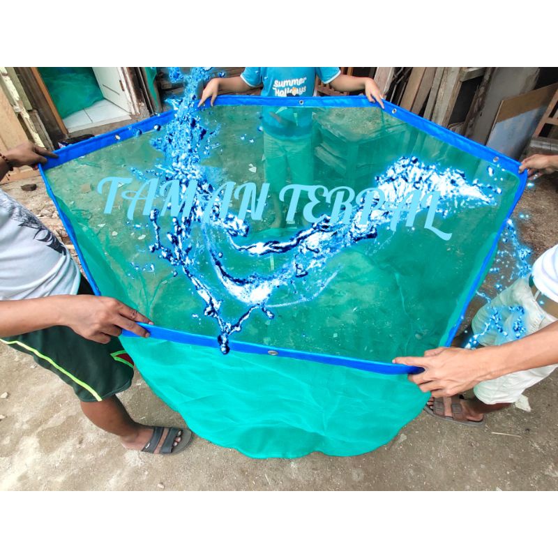 JARING WARING KERAMBA IKAN D2, T1 JARING BULAT HIJAU/WARING
