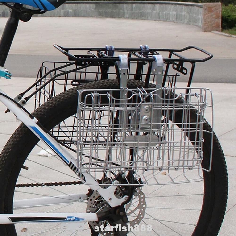 detachable rear bike basket