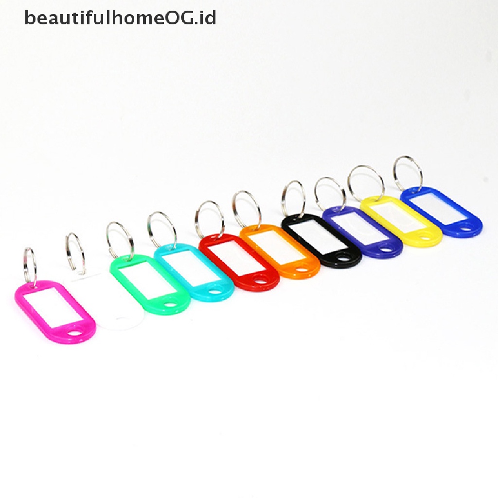 30pcs Label Tag Nomor Hotel Warna-Warni