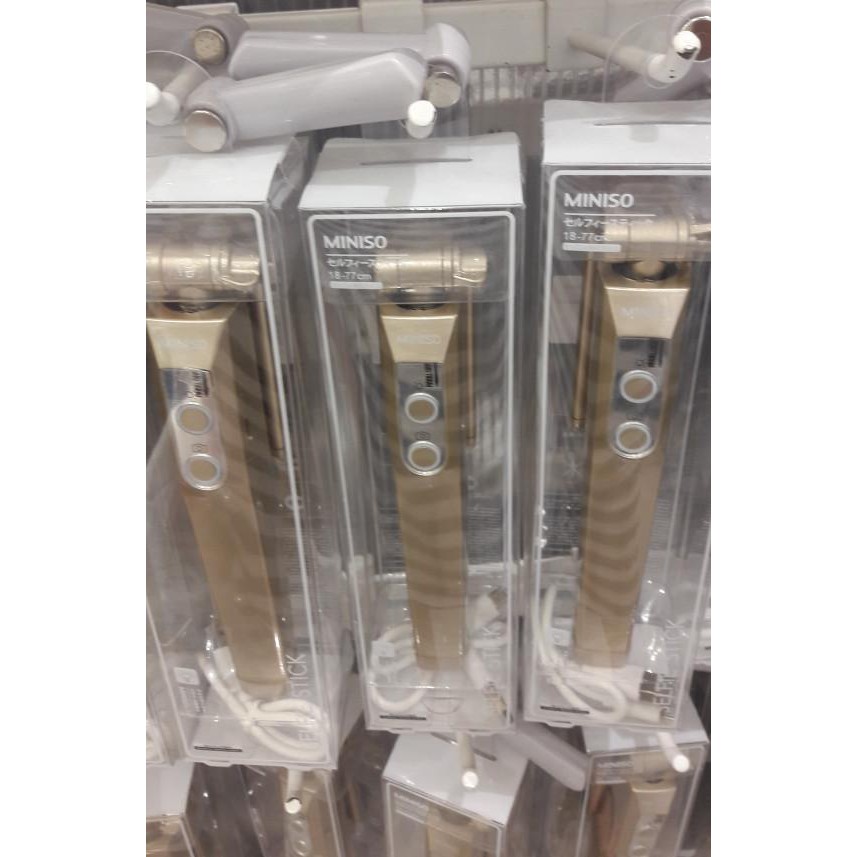 Jualan Miniso Bluetooth Selfie Stick Tongsis Berkualitas