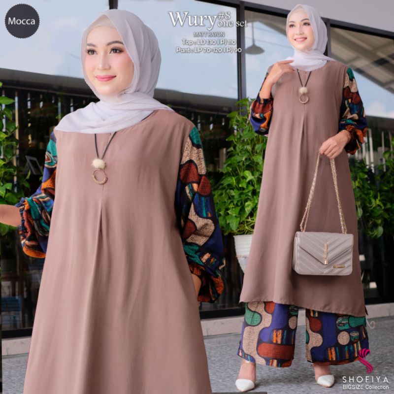 wury#8 one set jumbo ld 130 set rayon by shofia
