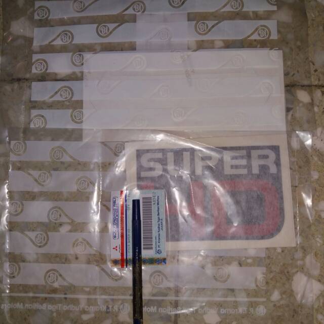 Stiker super HD buat canter original ktb