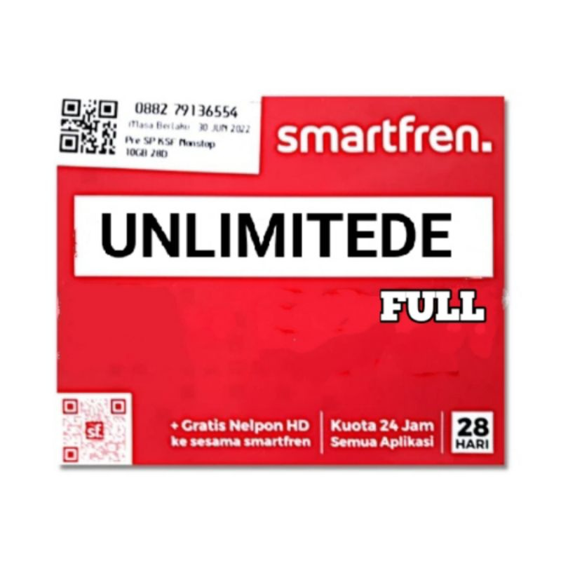 KARTU PERDANA PAKET SMARTFREN UNLIMITED
